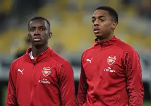 FC Vorskla Poltava V Arsenal 2018-19 Prints: Arsenal's Nketiah and Willock Ready for Vorskla Poltava Clash in Europa League