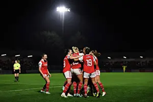 Arsenal Women V West Ham United Women 2022-23 Prints: Arsenal's Nobbs Scores First Goal: Securing Super League Victory over West Ham United