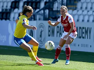 Arsenal Women V Brighton And Hove Albion 2020-21 Prints: Arsenal's Nobbs Shines in Pressure-Packed Arsenal Women's Victory Over Brighton at Empty Meadow Park