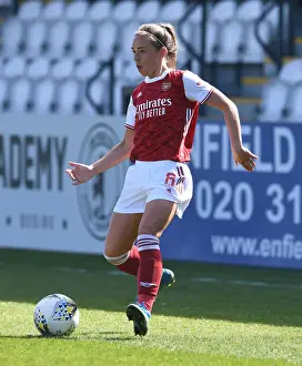Arsenal Women V Brighton And Hove Albion 2020-21 Prints: Arsenal's Nobbs Shines: Women's FA WSL: Arsenal Top Brighton in Empty Meadow Park (2021)