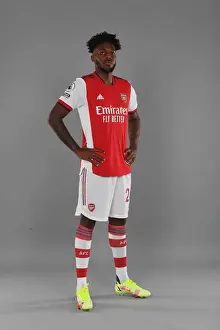 Arsenal's Nuno Tavares at 2021-22 First Team Photocall
