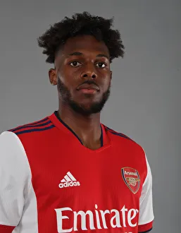 Arsenal's Nuno Tavares at 2021-22 Team Photocall