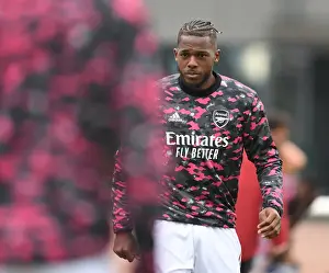 Arsenal's Nuno Tavares in Action: Arsenal vs Millwall (2021-22) Pre-Season Friendly