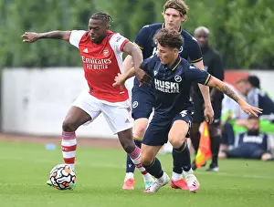 Arsenal's Nuno Tavares in Action: Arsenal vs Millwall (2021-22) Pre-Season Friendly