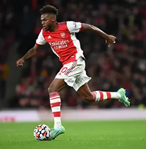 Arsenal's Nuno Tavares in Action against Aston Villa in the Premier League