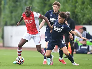 Arsenal's Nuno Tavares in Action: Pre-Season Friendly vs Millwall (2021-22)