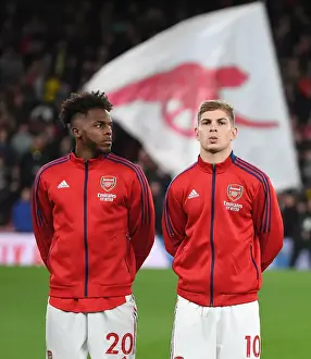 Arsenal's Nuno Tavares and Emile Smith Rowe Prepare for Aston Villa Clash (Arsenal v Aston Villa 2021-22)