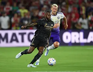 Arsenal's Nuno Tavares Trains with Orlando City SC during 2022-23 Pre-Season