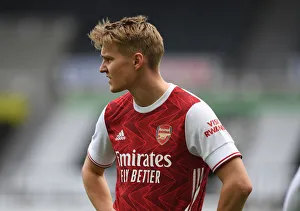 Arsenal's Odegaard Plays Newcastle in Empty St. James Park (2020-21 Premier League)