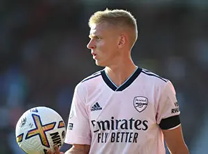 Arsenal's Oleksandr Zinchenko in Action against AFC Bournemouth in the 2022-23 Premier League