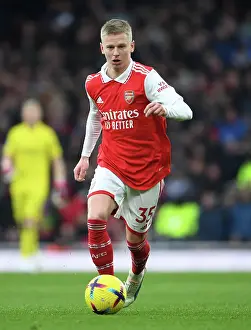 Arsenal V AFC Bournemouth 2022-23 Prints: Arsenal's Oleksandr Zinchenko in Action Against AFC Bournemouth