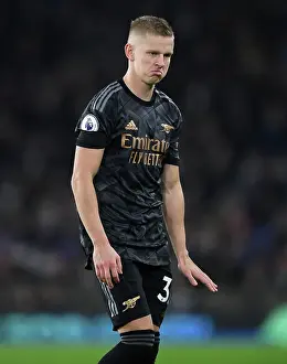 Arsenal's Oleksandr Zinchenko in Action: Brighton & Hove Albion vs Arsenal (Premier League 2022-23)