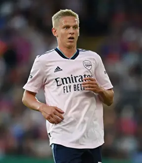 Arsenal's Oleksandr Zinchenko in Action against Crystal Palace in 2022-23 Premier League