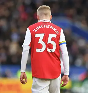 Leicester City V Arsenal 2022-23 Prints: Arsenal's Oleksandr Zinchenko in Action Against Leicester City - Premier League 2022-23