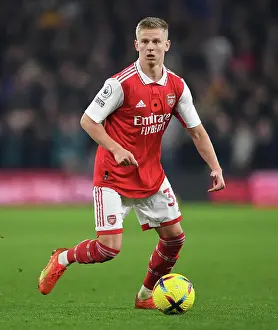 Wolverhampton Wanderers V Arsenal 2022-23 Prints: Arsenal's Oleksandr Zinchenko in Action against Wolverhampton Wanderers in the 2022-23 Premier League