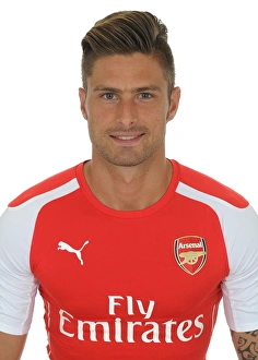 Arsenal's Olivier Giroud at 2014-15 Photocall