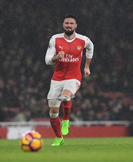 Arsenal's Olivier Giroud in Action: Arsenal vs. Watford (2016-17)