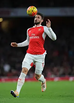 Arsenal Sunderland 2015-16 Prints: Arsenal's Olivier Giroud in Action against Sunderland during the 2015-16 Premier League Match