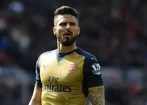 Sunderland V Arsenal 2015-16 Prints: Arsenal's Olivier Giroud in Action: Sunderland vs Arsenal (2015-16)