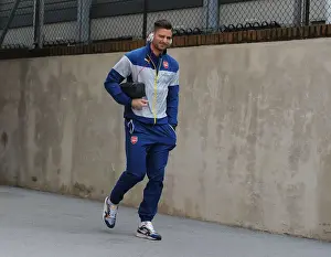 Arsenal's Olivier Giroud Arrives at Selhurst Park Ahead of Crystal Palace Clash (Crystal Palace v Arsenal, 2014-15)
