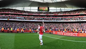 Arsenal's Olivier Giroud Celebrates after Arsenal v West Bromwich Albion, Premier League 2013-14
