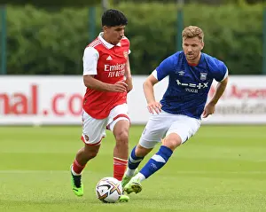 Arsenal's Oulad M'hannach Trains Ahead of Arsenal vs Ipswich Town Pre-Season Friendly, 2022