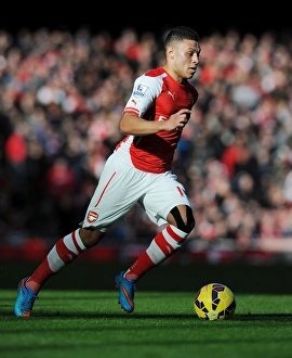 Arsenal's Oxlade-Chamberlain in Action: Arsenal vs. Everton, Premier League 2014-15
