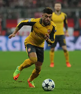Bayern Munich V Arsenal 2016-17 Prints: Arsenal's Oxlade-Chamberlain Faces Bayern Munich in Champions League Showdown