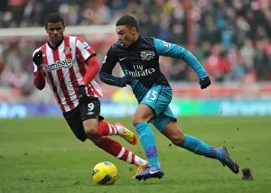 Sunderland V Arsenal 2011-12 Prints: Arsenal's Oxlade-Chamberlain Scores Brace: Arsenal's 2-1 Victory Over Sunderland (Premier League)