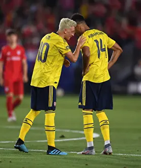 Arsenal's Ozil and Aubameyang in Action: Arsenal vs Bayern Munich, 2019 Pre-Season Clash