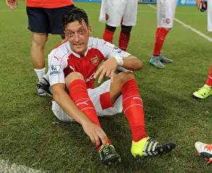 Arsenal's Ozil Leads the Team to Asia Trophy Victory over Everton, July 2015