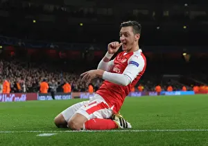 Arsenal V PFC Ludogorets Razgrad 2016-17 Prints: Arsenal's Ozil Scores Double: Arsenal FC 5-0 PFC Ludogorets Razgrad