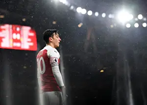 Arsenal V Cardiff City 2018-19 Prints: Arsenal's Ozil Shines: Crushing Cardiff City 3-0 (2018-19)