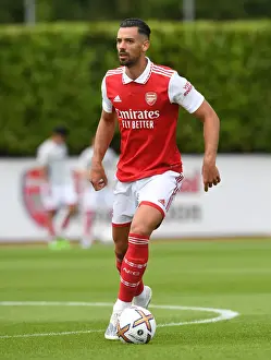 Arsenal's Pablo Mari in Action: Arsenal vs Ipswich Town Pre-Season 2022-23