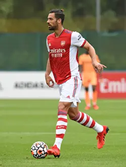 Arsenal's Pablo Mari in Action: Arsenal vs Millwall (2021-22) Pre-Season Friendly