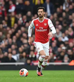Arsenal's Pablo Mari in Action during Premier League Clash against West Ham United