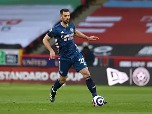 Arsenal's Pablo Mari in Action against Sheffield United - Premier League 2020-21