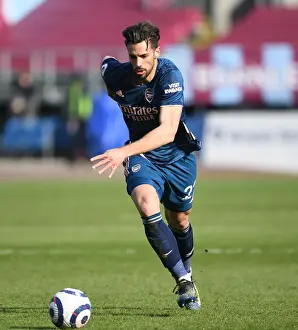 Arsenal's Pablo Mari in Action at Empty Turf Moor: Burnley vs Arsenal, Premier League 2021