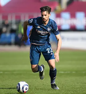 Arsenal's Pablo Mari in Action at Empty Turf Moor: Burnley vs Arsenal, Premier League 2021