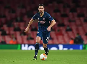 Arsenal's Pablo Mari in Action during UEFA Europa League Match against Rapid Wien