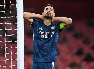 Arsenal's Pablo Mari in Action: UEFA Europa League Match against Rapid Wien (Behind Closed Doors, December 2020)