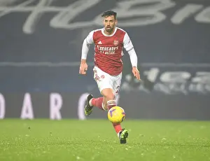 Arsenal's Pablo Mari in Action Against West Bromwich Albion - Premier League 2020-21