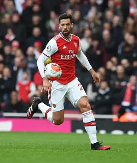 Arsenal's Pablo Mari in Action Against West Ham United - Premier League 2019-2020
