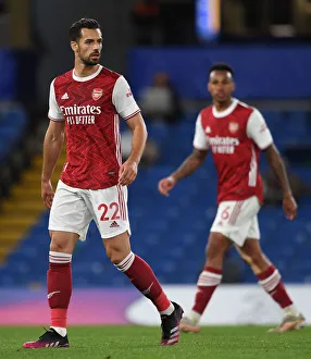 Arsenal's Pablo Mari at Chelsea's Stamford Bridge: 2020-21 Premier League Match Amidst COVID-19 Restrictions