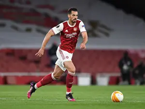 Arsenal V Villarreal 2020-21 Prints: Arsenal's Pablo Mari in Empty Emirates Stadium: UEFA Europa League Semi-Final Amidst Pandemic Restrictions