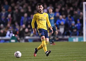 Portsmouth V Arsenal FA Cup 5th Rd 2020 Prints: Arsenal's Pablo Mari in FA Cup Action: Portsmouth vs Arsenal (2020)