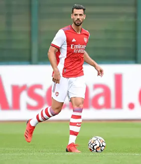 Arsenal's Pablo Mari in Pre-Season Action: Arsenal vs. Watford, 2021