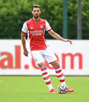 Arsenal's Pablo Mari in Pre-Season Action: Arsenal vs. Watford, 2021-22