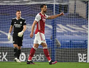 Arsenal's Pablo Mari at Empty Stamford Bridge: 2020-21 Premier League Clash Amid Pandemic