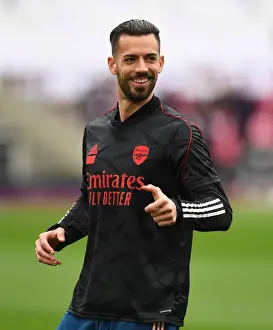 Arsenal's Pablo Mari Warming Up Ahead of West Ham Clash (Premier League 2020-21)